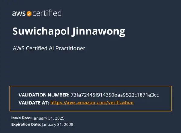 AWS Certified AI Practitioner