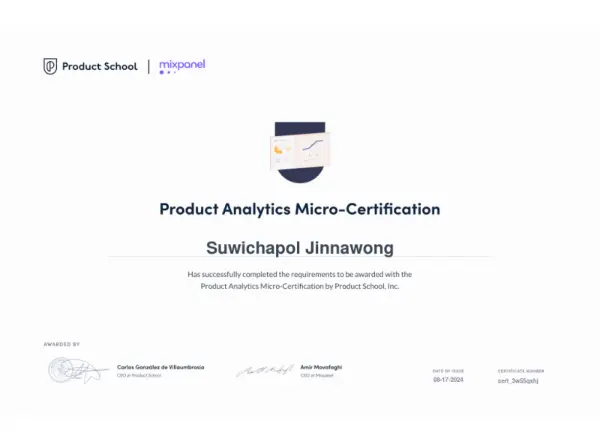 Product Analytics Micro-Certification (PAC)™