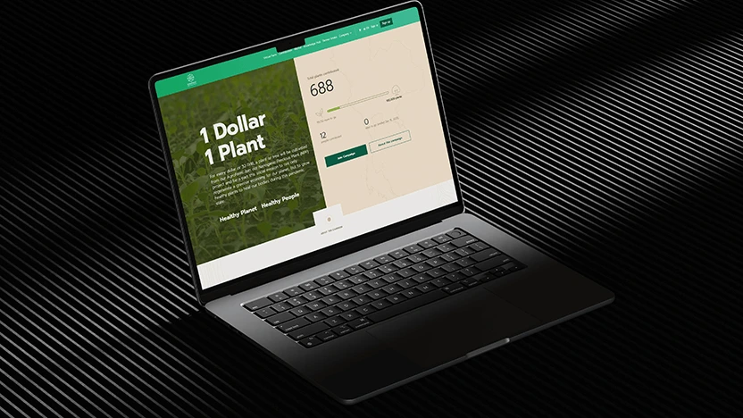 Nanoganic Precious Food Website - secondary view